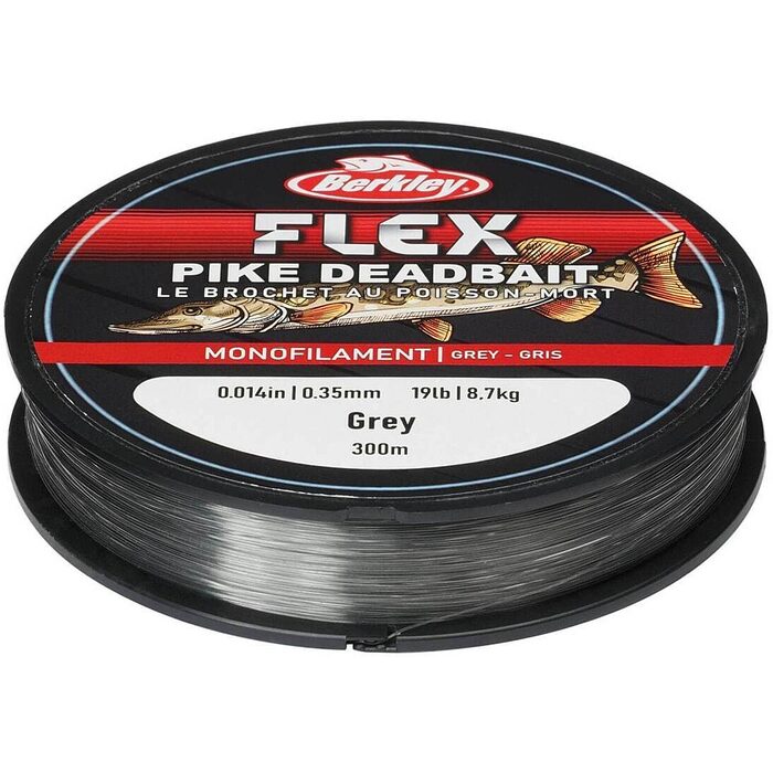 Berkley Flex Pike Deadbait Grey 300m 0.30mm