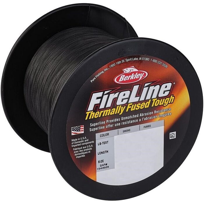 Berkley Fireline Fused Smoke 1800m 0.10mm