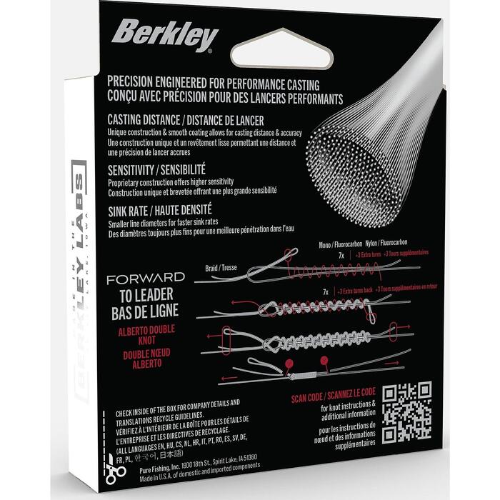 Berkley Forward Finesse Braid Crystal 300m 0.25mm 13.7kg