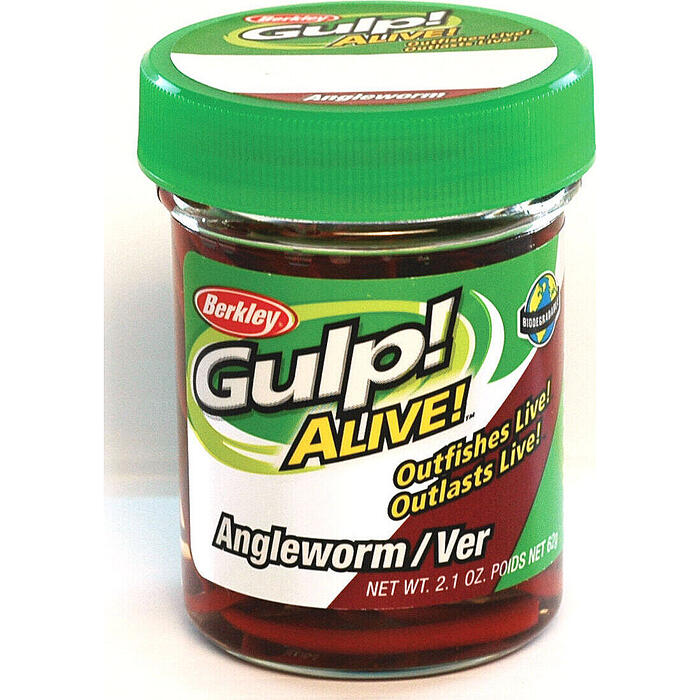 Berkley Gulp Alive Angle Worm Rood