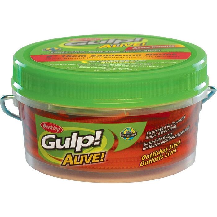 Berkley Gulp Alive Saltwater Zager Bloody 15cm 14st