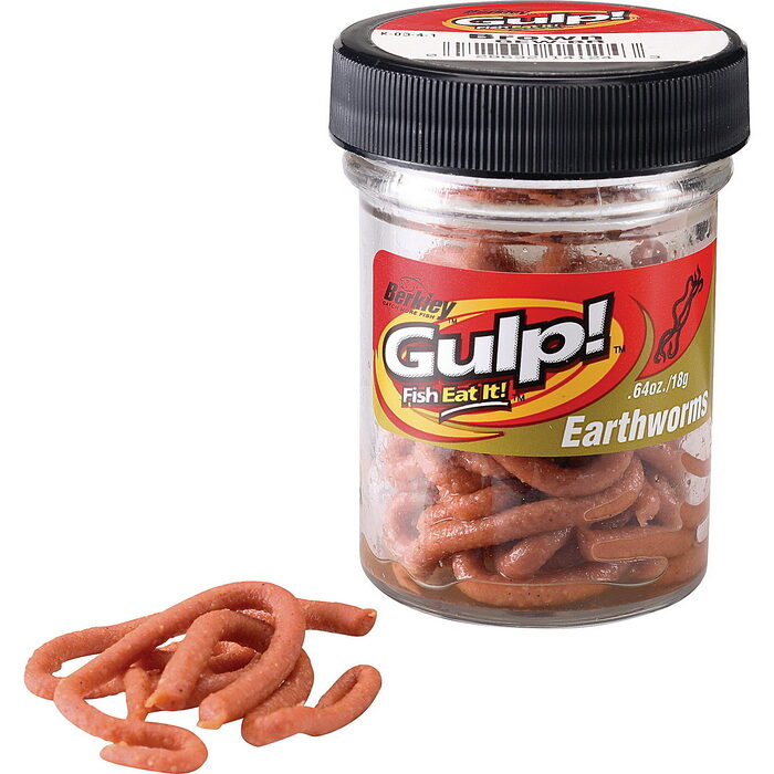 Berkley Gulp Earthworms Natural Brown