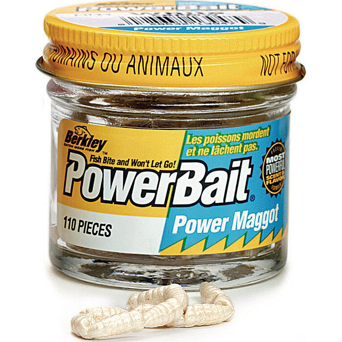 Berkley Powerbait Micro Maggots Geel