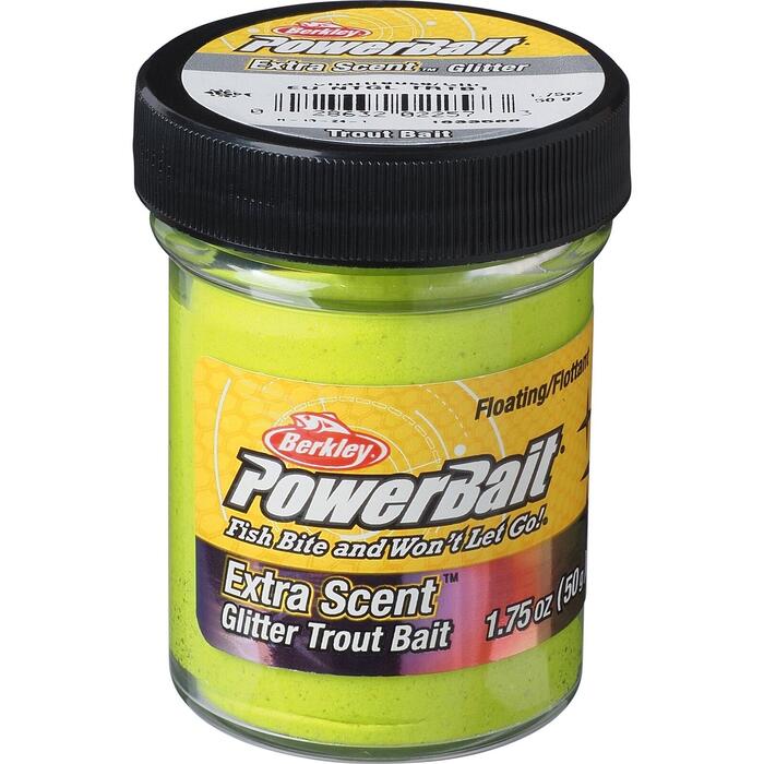 Berkley Powerbait Natural Glitter Cheese Chartreuse