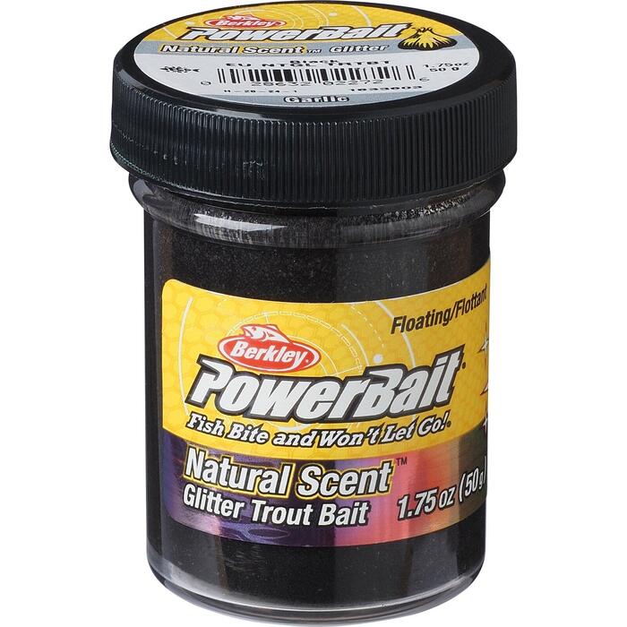 Berkley Powerbait Natural Glitter Garlic Black