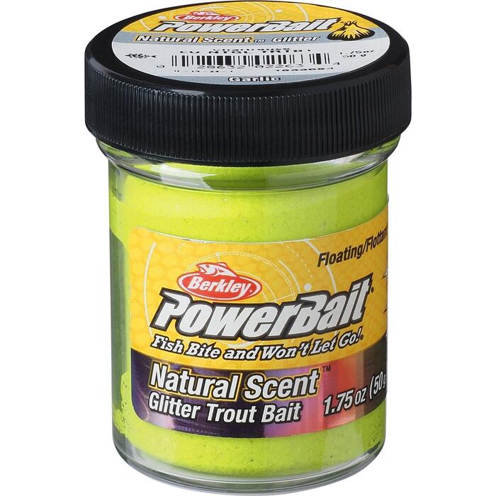 Berkley Powerbait Natural Glitter Garlic Chartreuse