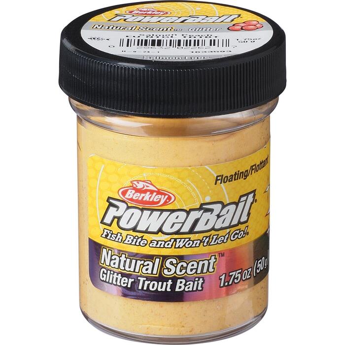Berkley Powerbait Natural Glitter Salmon Egg Peach