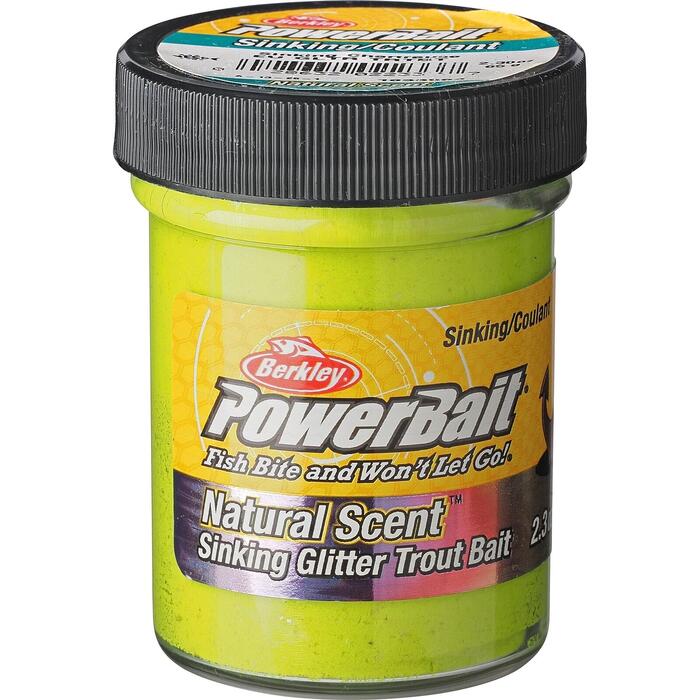 Berkley Powerbait Sinking Glitter Chartreuse