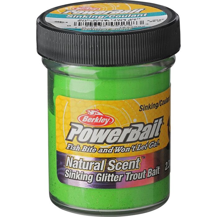Berkley Powerbait Sinking Glitter Spring Lime