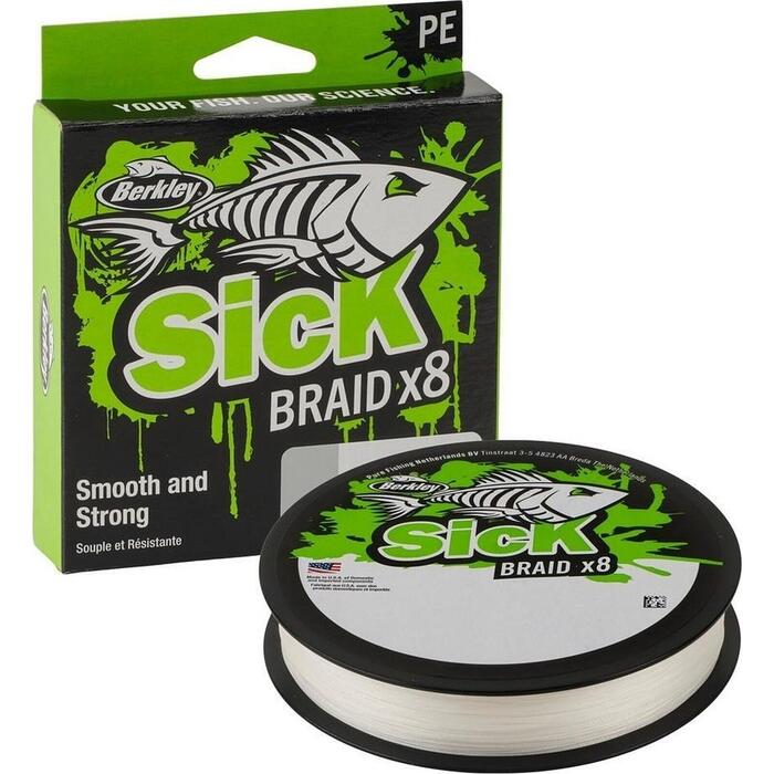 Berkley Sick Braid 8 White 270m 0.39mm