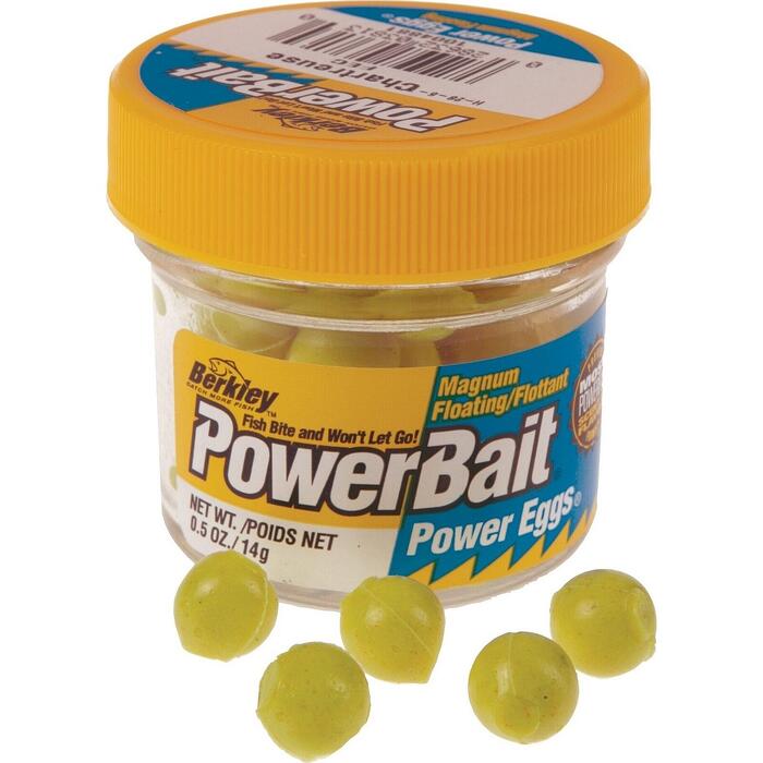 Berkley Sparkle Floating Power Eggs Chartreuse