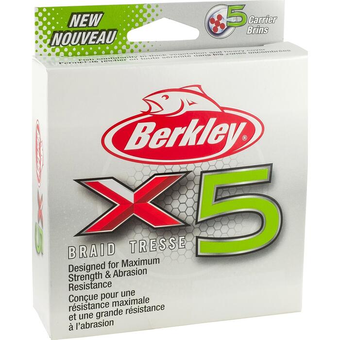 Berkley X5 Braid Flame Green 150m 0.12mm