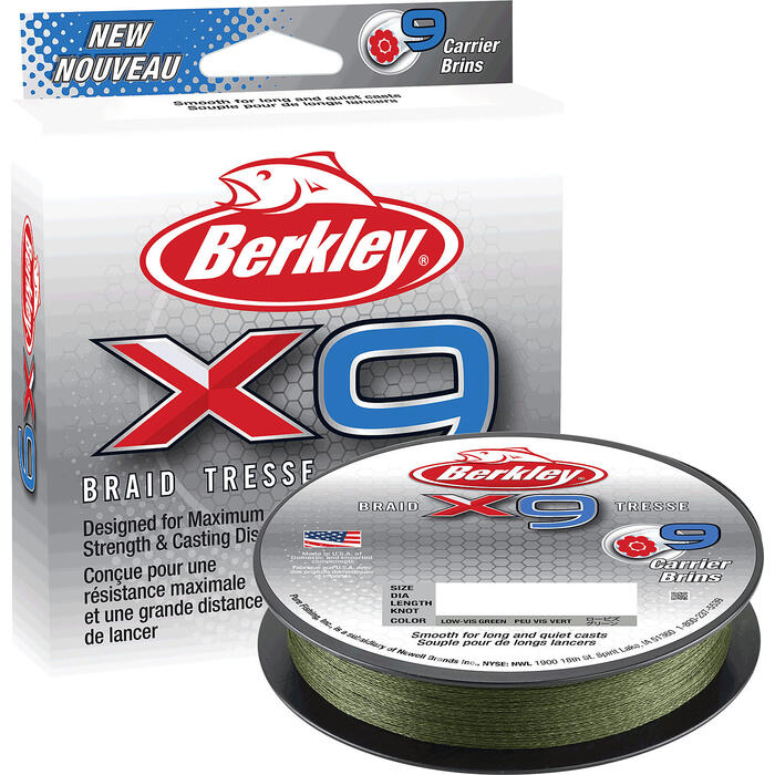 Berkley X9 Braid Green 150m 0.10mm