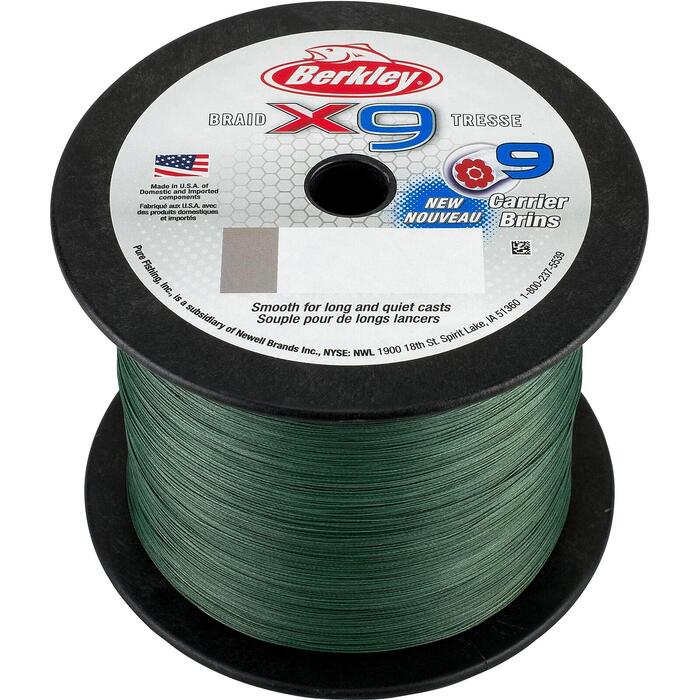 Berkley X9 Braid Green 2000m 0.12mm