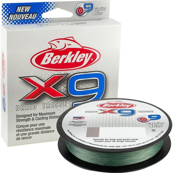 Berkley X9 Braid Green 300m 0.10mm
