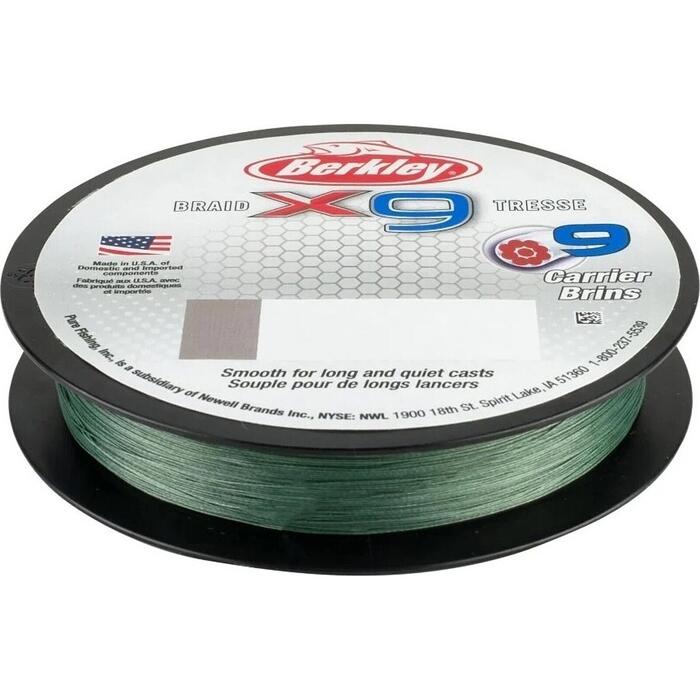 Berkley X9 Braid Green 300m 0.12mm