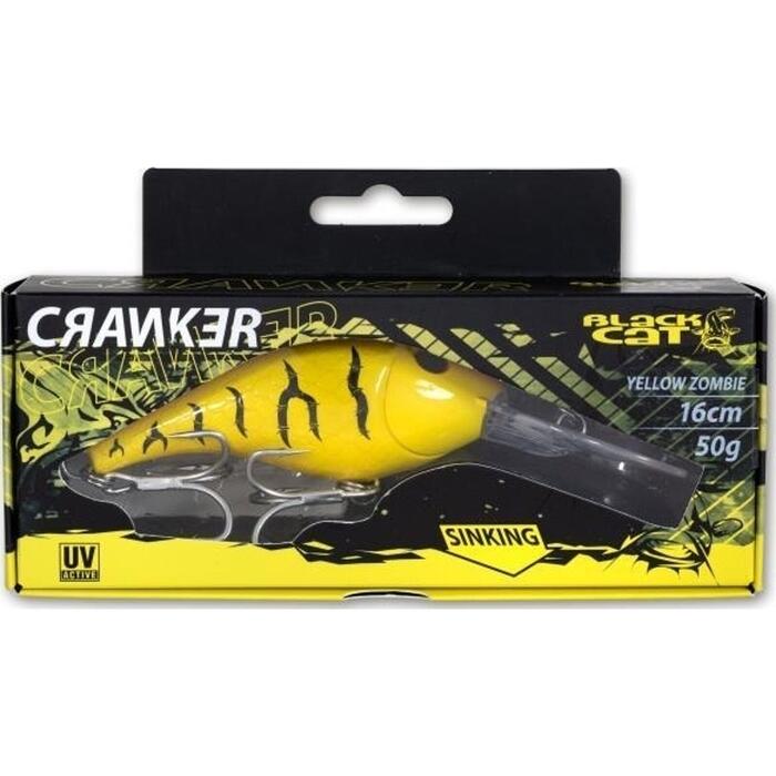 Black Cat Cranker Baby 12cm 25gr Yellow Zombie