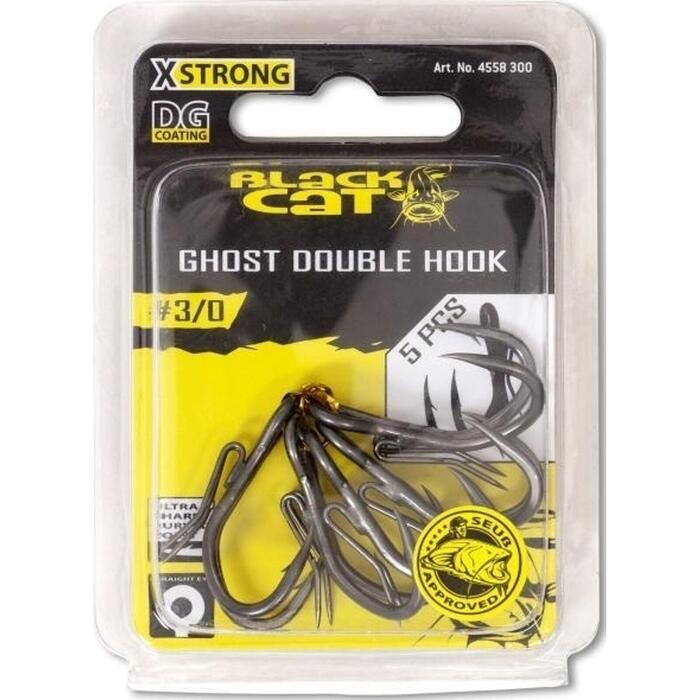 Black Cat Ghost Double Hook DG #4/0
