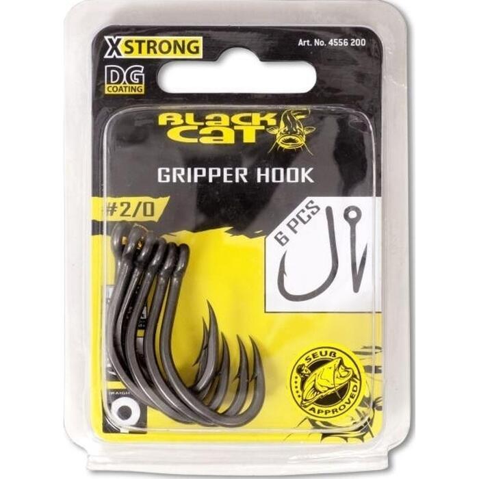 Black Cat Gripper Hook DG #3/0