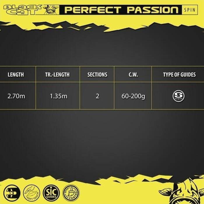 Black Cat Perfect Passion Spin 2.70m 60gr tot 200gr