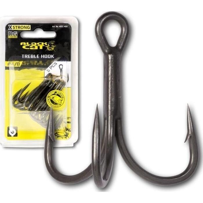 Black Cat Treble Hook DG #3/0