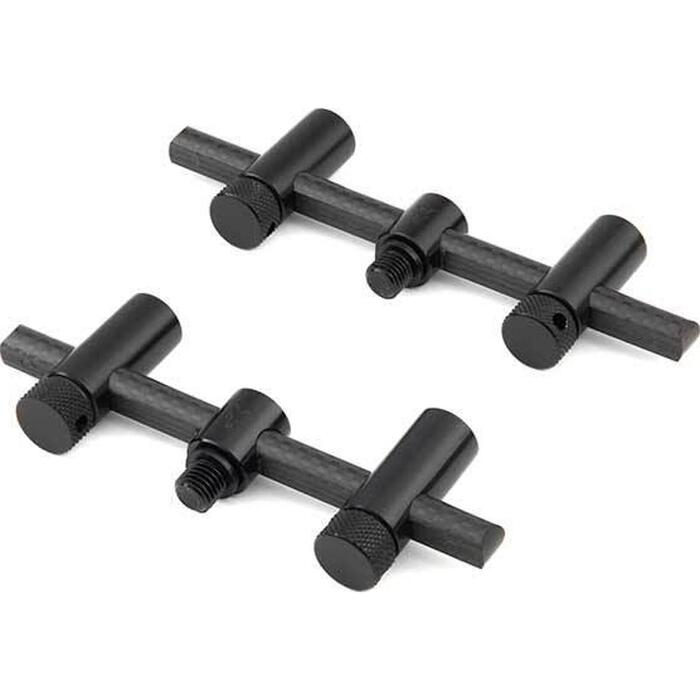 Fox Black Label Carbon Buzz Bars Adjustable 3 Rod 110mm - 125mm