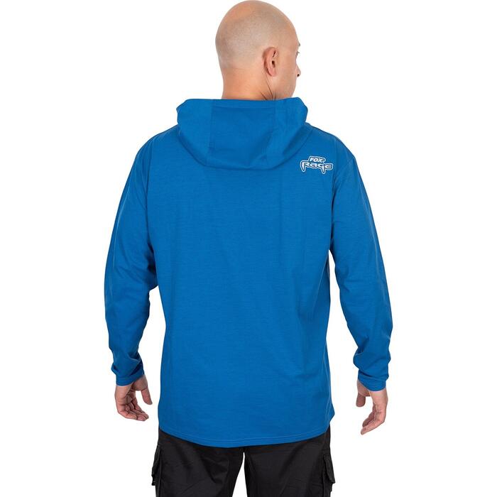 Fox Rage Blue Hooded T L