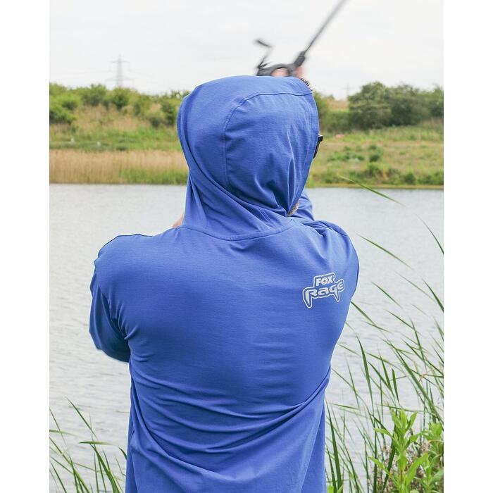 Fox Rage Blue Hooded T M