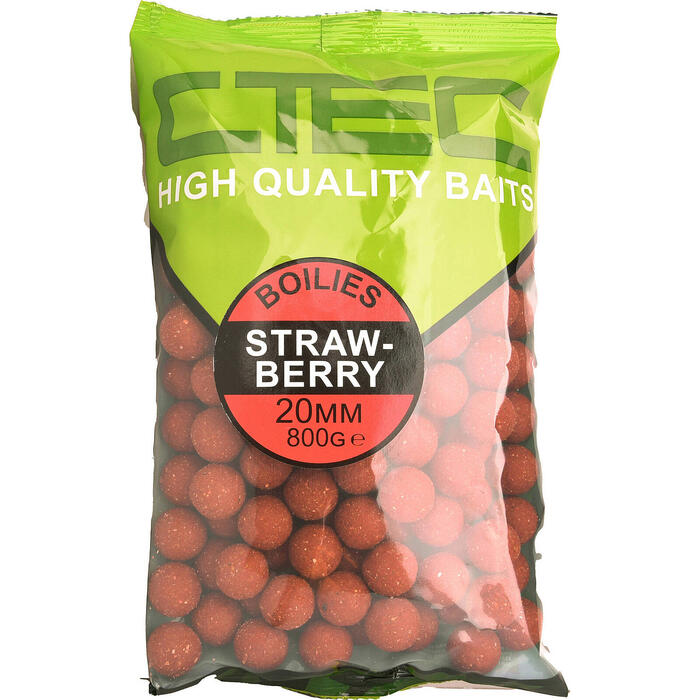 C-Tec Boilies Strawberry 20mm 800gr