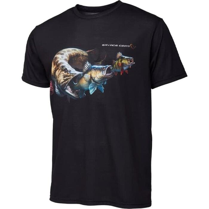 Savage Gear Cannibal T-Shirt Black L