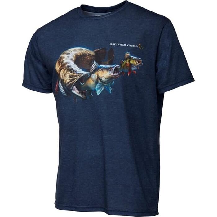 Savage Gear Cannibal T-Shirt Blue M