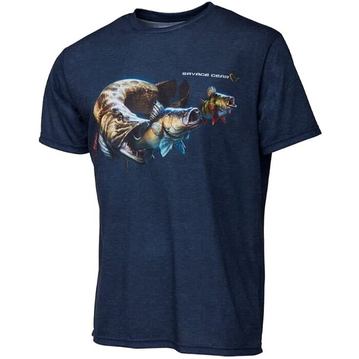 Savage Gear Cannibal T-Shirt Blue S