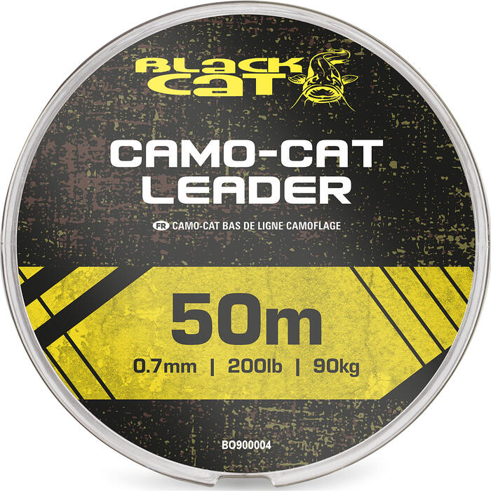 Black Cat Camo-Cat Leader 90kg 0.7mm