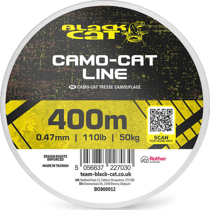 Black Cat Camo-Cat Line 50kg 0.47mm 400m