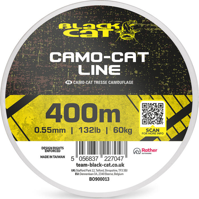 Black Cat Camo-Cat Line 60kg 0.55mm 400m