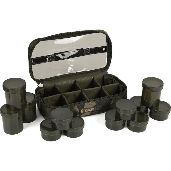 Fox Camolite Hook Bait Cases 12 Pot