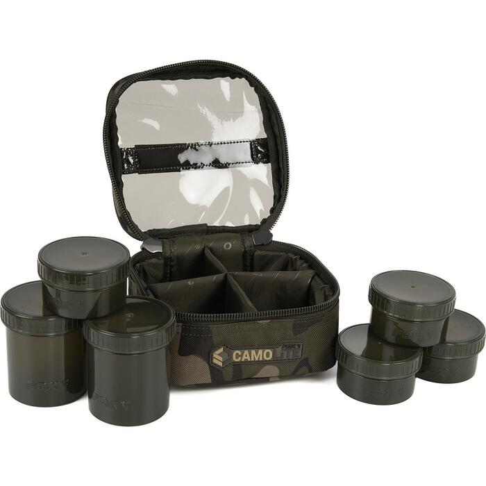 Fox Camolite Hook Bait Cases 6 Pot