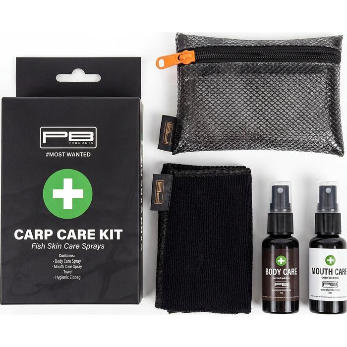 PB Products Carp Care Kit 2x 30ml Sprays incl. Towel in Zipbag