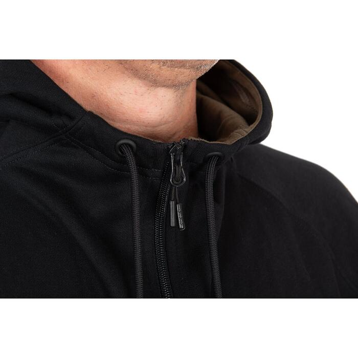 Fox Collection Zipped Hoody Black L