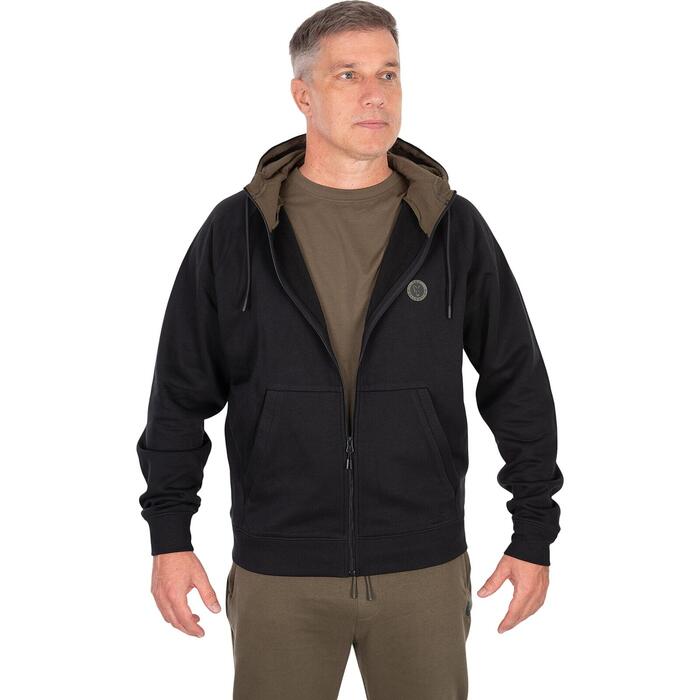 Fox Collection Zipped Hoody Black L