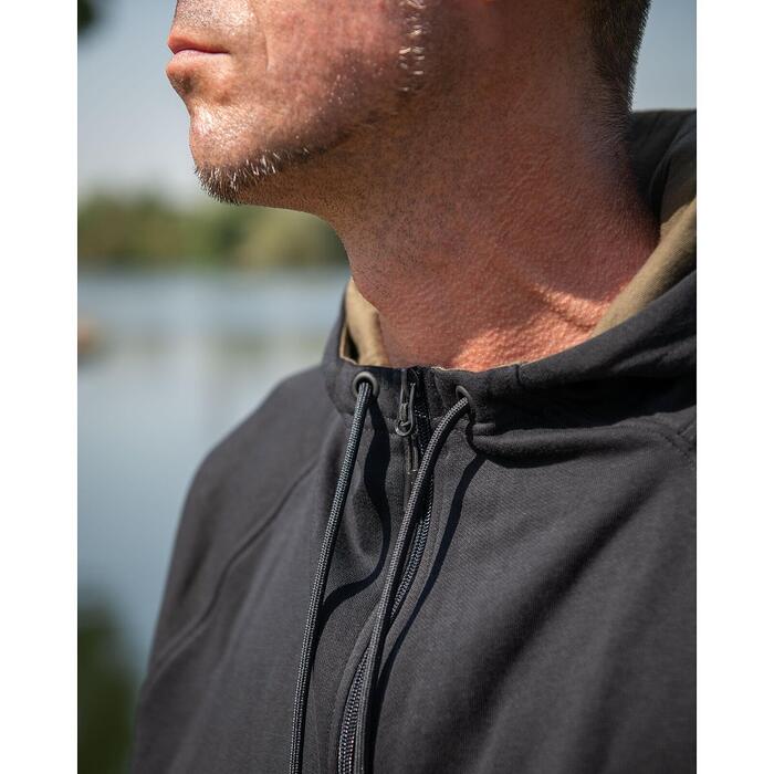 Fox Collection Zipped Hoody Black L