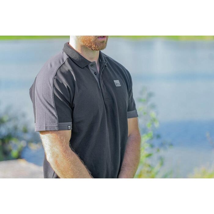 Preston Core Collection Polo Black - XXXXL