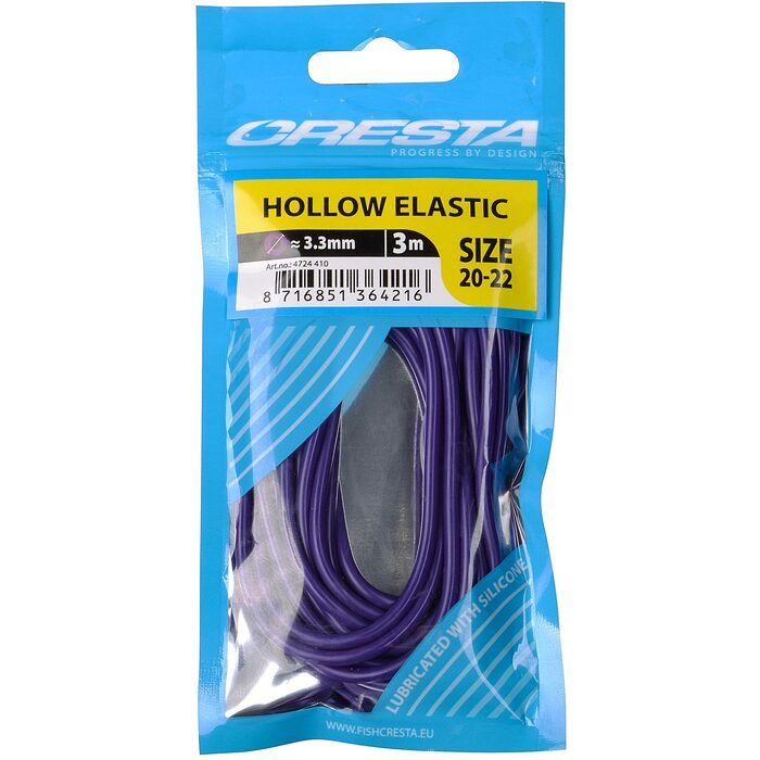 Cresta Hollow Elastic 3m Purple 3.3mm 20-22