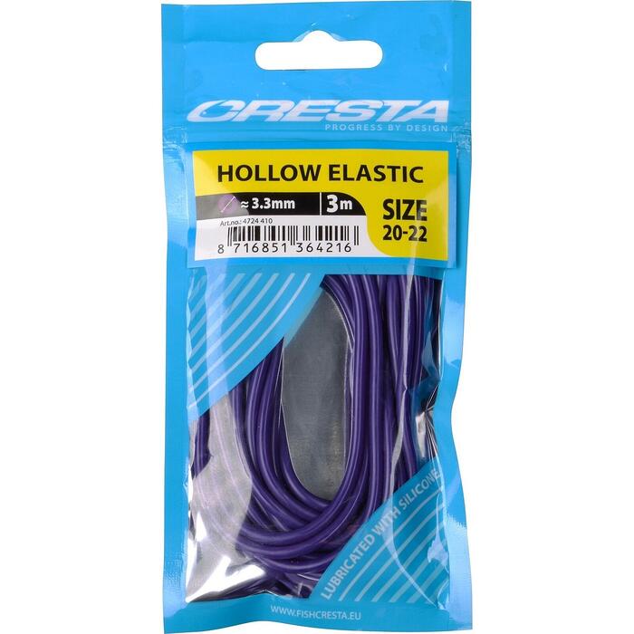 Cresta Hollow Elastic 3m Purple 3.3mm 20-22