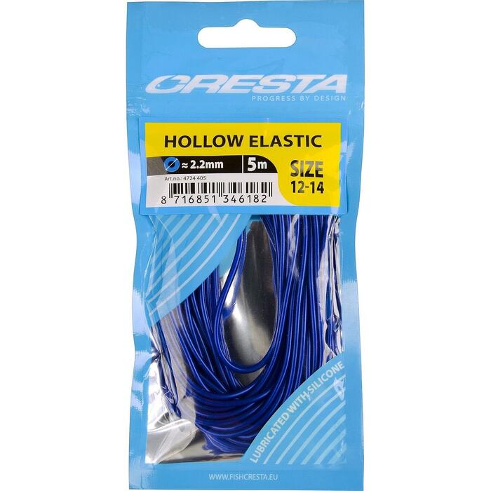 Cresta Hollow Elastic 5m Blue 2.2mm 12-14