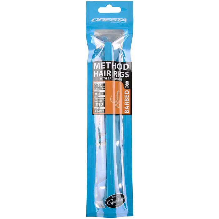 Cresta Method Hair Rigs & Band 10cm 0.22mm H014