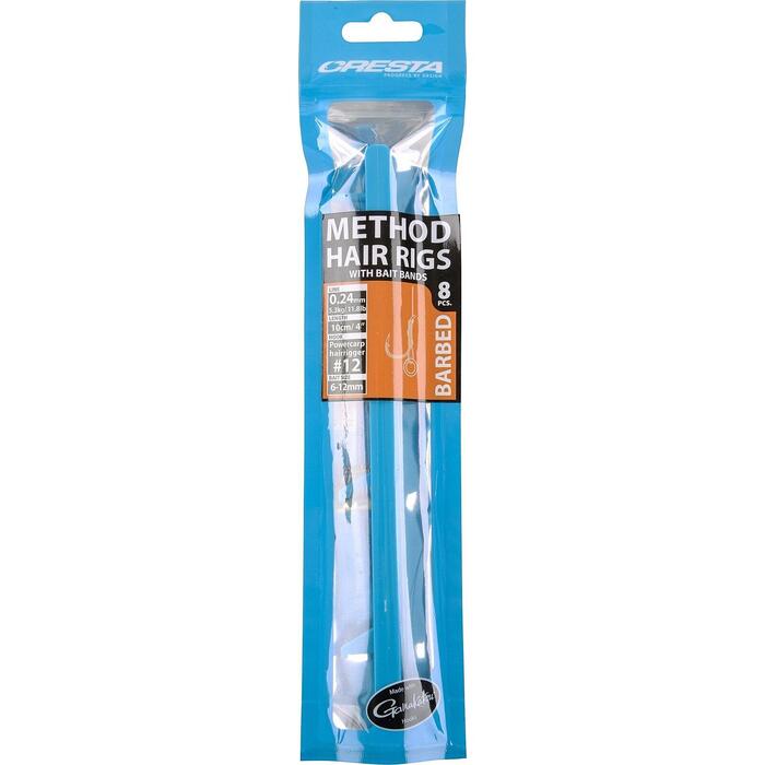 Cresta Method Hair Rigs & Band 10cm 0.26mm H010
