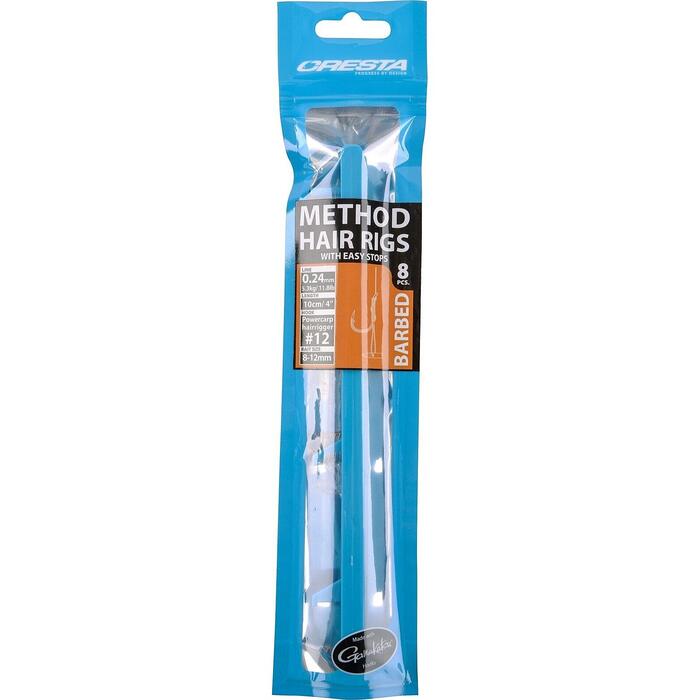 Cresta Method Hair Rigs & Stop 10cm 0.22mm H014