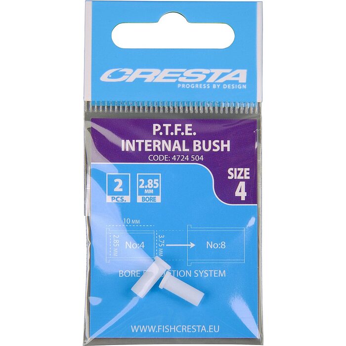 Cresta PTFE Internal Bush Size 4 Inner Dia 2.85mm Fits Size 8