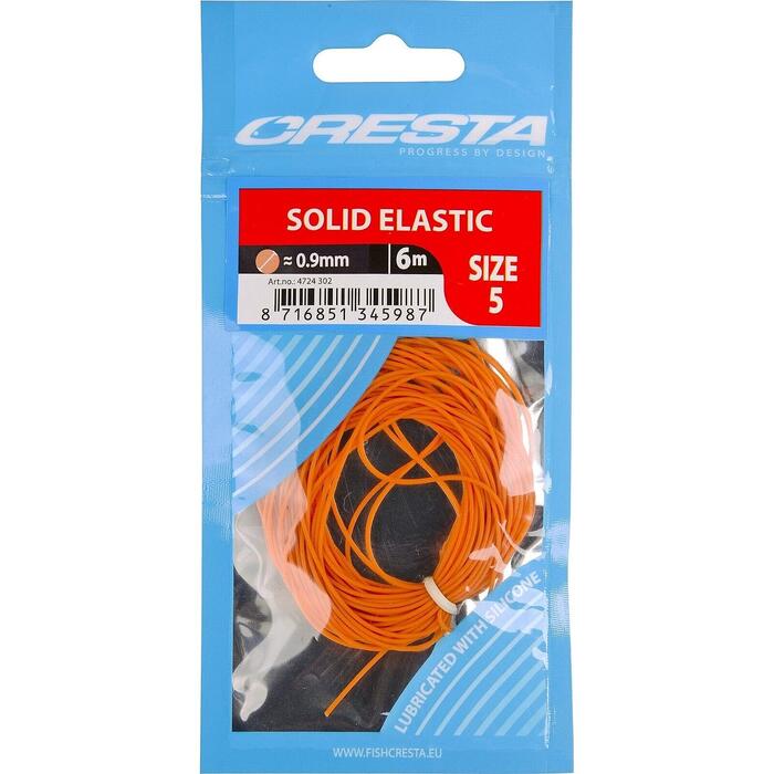 Cresta Solid Elastic 6m Peach 0.9mm 5